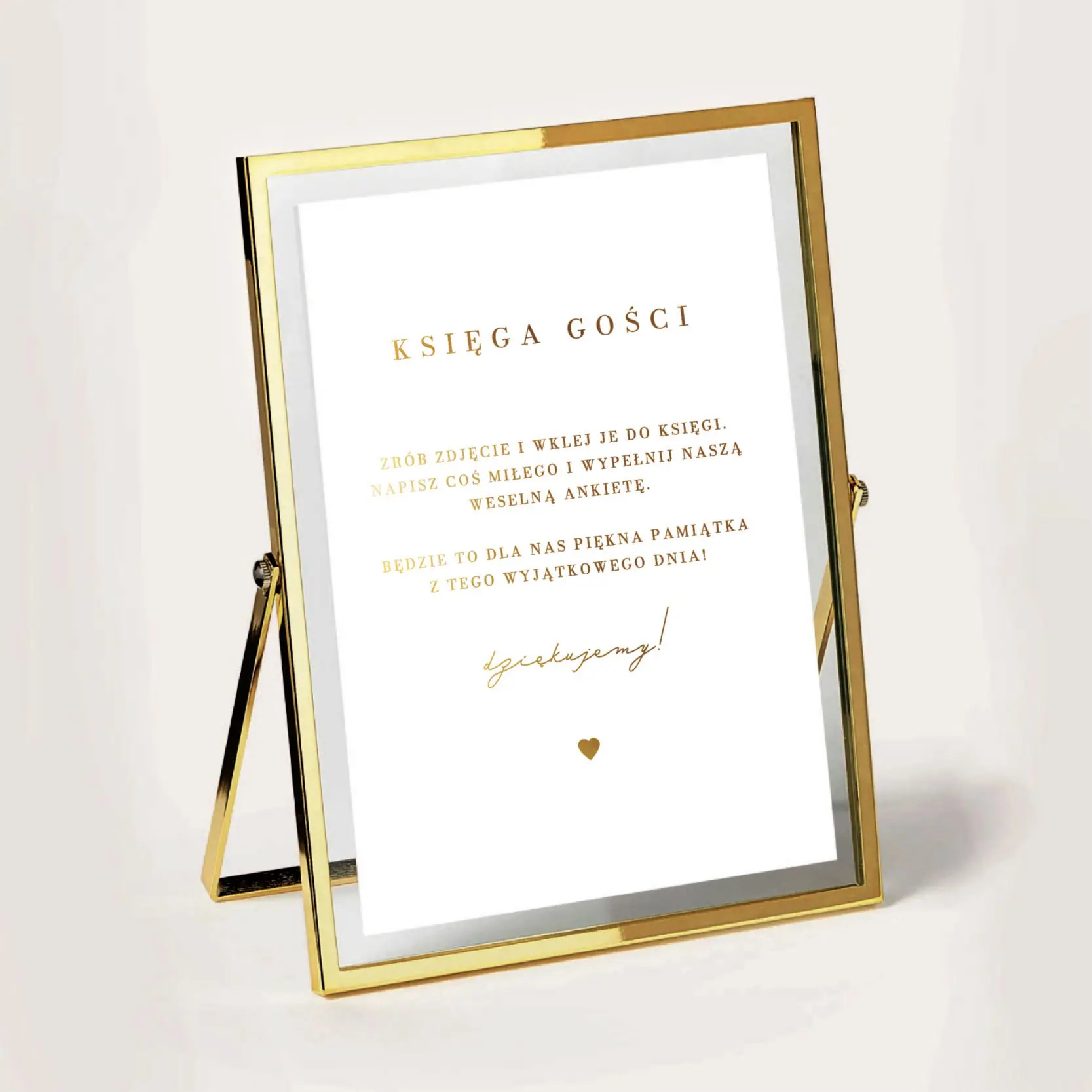 Instrukcja do księgi gości ZŁOTE / SREBRNE napisy - 8 wzorów A5